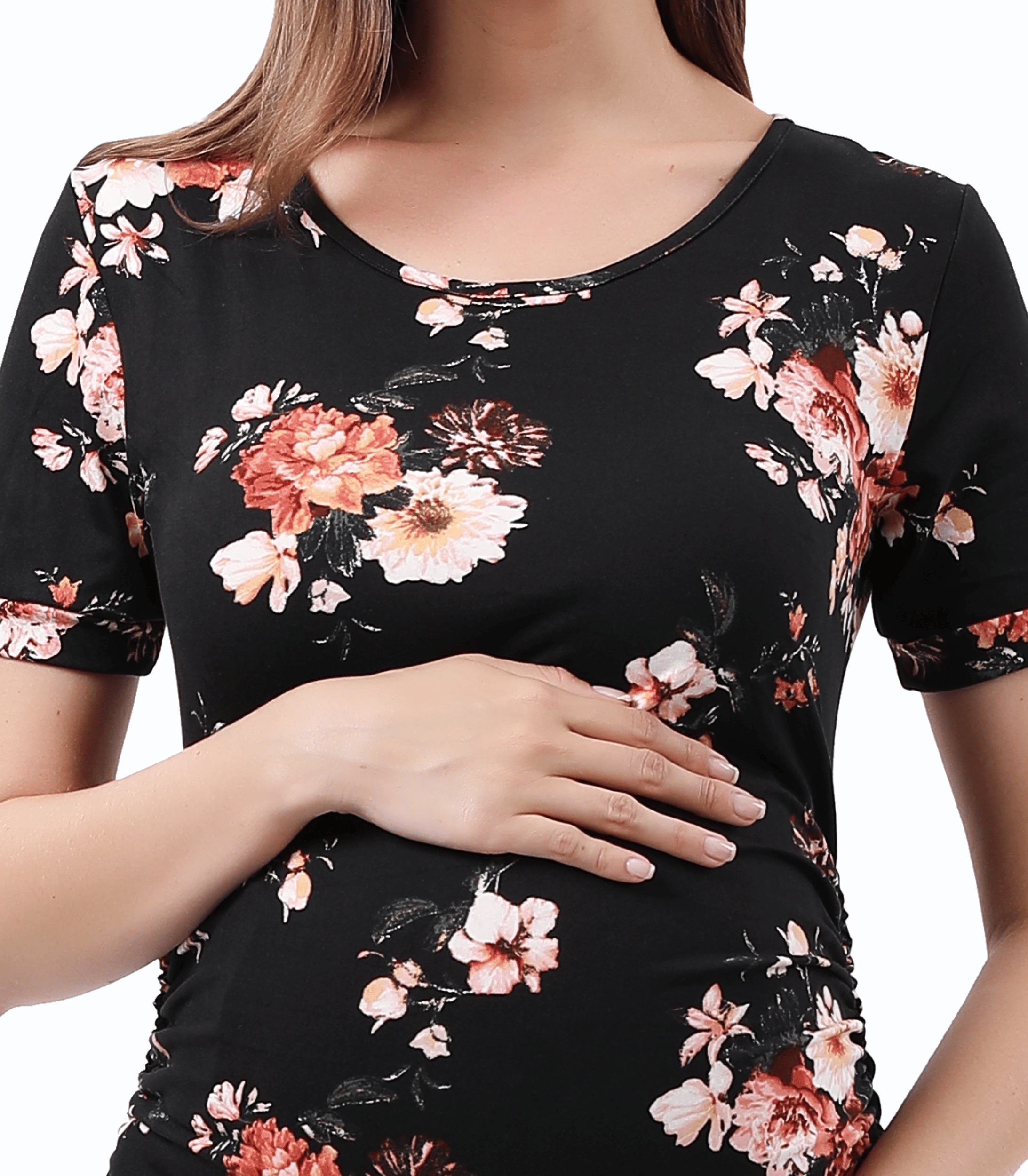 Ribbed Maternity Dress